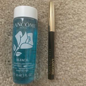 NEW Lancôme travel bi-facil and black khôl pencil